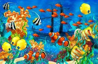 Papel de parede fundo do mar