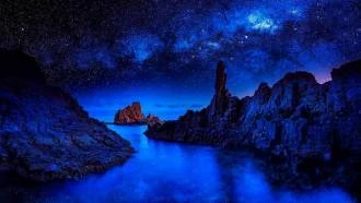 Papel de parede mar de estrelas