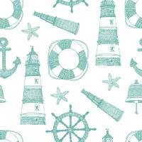 Papel de parede adesivo Marítimo Farol