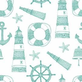 Papel de parede adesivo Marítimo Farol