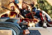 Papel de parede mural heróis vingadores 3218-7721
