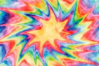 Papel de parede Tie Dye