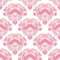 Papel de parede Arabesco auto adesivo rosa