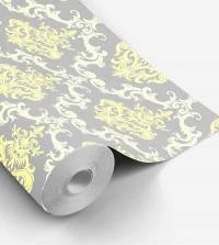 Papel de parede arabesco em tons de amarelo 3229-7738