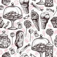Papel de parede Padaria adesivo