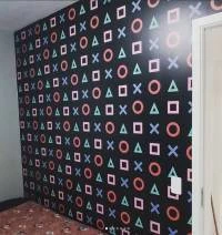 Papel de parede gamer com fundo escuro 3027-7756