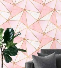 Papel de parede zara gold rosa 3244-7809
