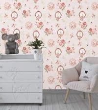 Papel de Parede buques de pequenas rosas 3248-7822