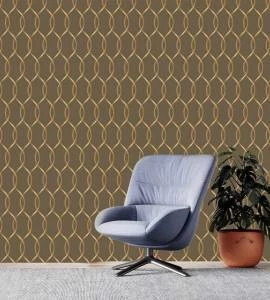 Papel de parede Zara gold café