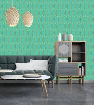 Papel de parede Zara gold Tiffany