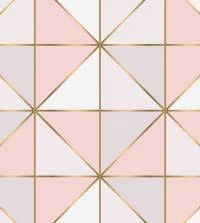 Papel de parede Zara gold rosa claro 3263-7855