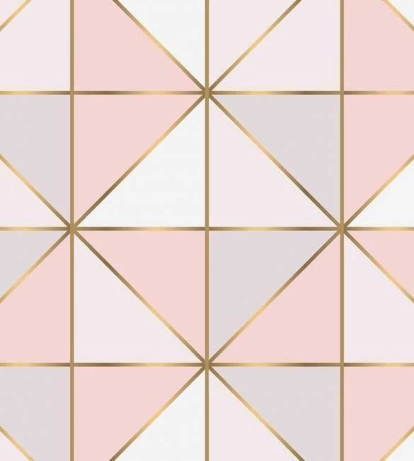 Papel de parede Zara gold rosa claro 3263-7855