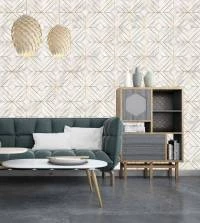 Papel de parede adesivo Mármore Givan gold 3265-7858
