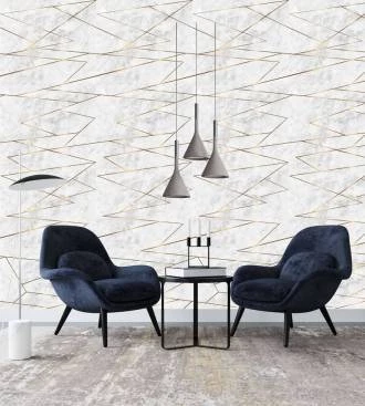 Papel de parede zara mármore risco gold