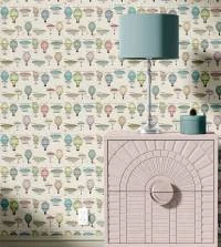Papel de parede balões vintage 3271-7877