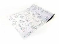 Papel de parede infantil animais da floresta