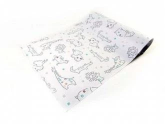Papel de parede infantil animais da floresta