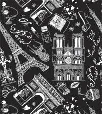 Papel de parede Paris P&B 3273-7882