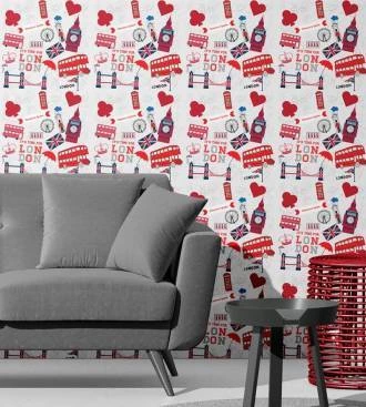 Papel de parede quarto London