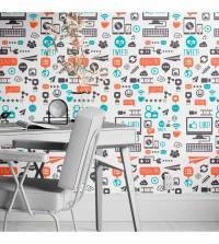 Papel de parede escritório 3285-7917