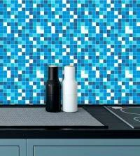 Pastilha adesiva em tons de azul claro 3288-7926