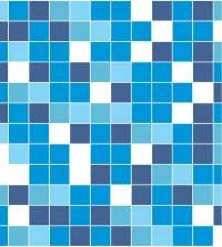 Pastilha adesiva em tons de azul claro 3288-7927