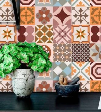Papel de Parede cozinha azulejo