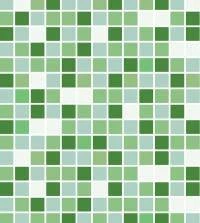 Azulejo adesivo pastilhas verdes e branca 3300-7965