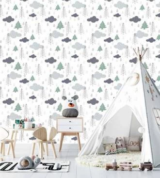 Papel de parede infantil raim