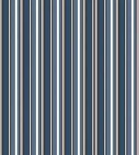 Papel de parede adesivo listrado de azul cinza e branco 3312-7990