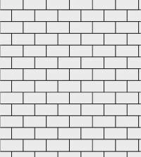 Papel de parede de azulejo branco 3325-8018