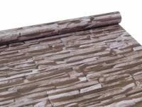 Papel de parede pedras canjiquinha marrom 31-802