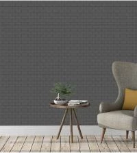 Papel de parede tijolo cinza 3327-8023