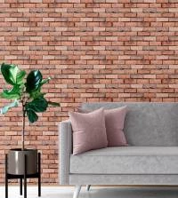 Papel de parede adesivo de tijolo aparente 3329-8029