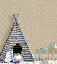 Papel de parede infantil balões claros 3335-8038