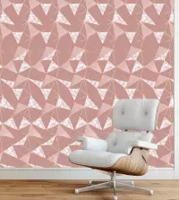 Papel de parede adesivo mármore rosa gold 3340-8051