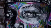 Papel de parede Grafite olhar