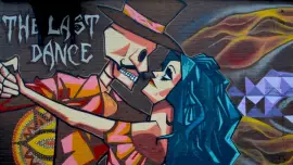 Papel de parede Grafite The Last Dance