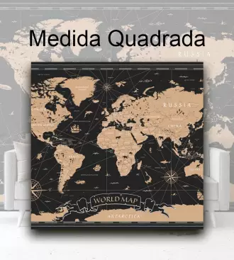 Papel de Parede Mapa Word Map