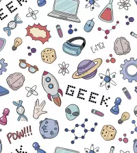 Papel de parede infantil Geek 3354-8081