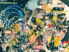 Papel de parede Grafite Contemporâneo