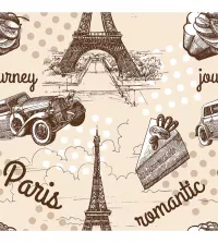 Papel de parede Paris Vintage 3380-8127
