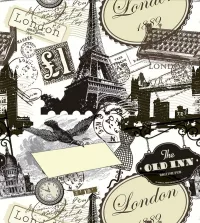 Papel de parede Paris Vintage London 3381-8130