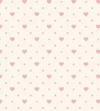 Papel de parede de coração rosa autoadesivo 3383-8136