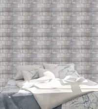 Papel de parede tijolo queimado auto adesivo 3387-8144