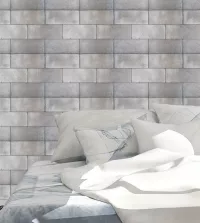 Papel de parede tijolo queimado auto adesivo 3387-8146