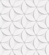 Papel de parede flores em gesso 3D 3402-8192