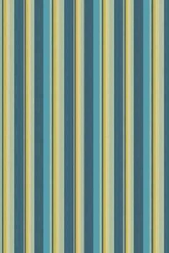 Papel de parede listrado verde e azul
