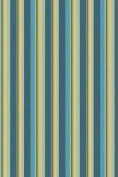 Papel de parede listrado verde e azul