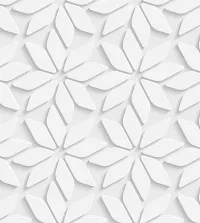 Papel de parede gesso 3D floral 3405-8201